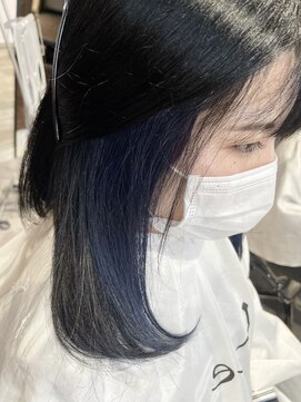 リーオオサカ(Lee Osaka) 【Lee大阪店】ブルーBLACK×ディープブルー/新出奈津樹