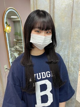 ガルボヘアー 名古屋栄店(garbo hair) #名古屋#栄#プルエクステ#ロング#ウルフ#黒髪ロング#個性派