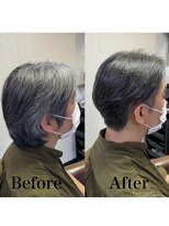 カミケン 方木田店(kamiken.)&nbsp;グレーカラーでナチュラルに白髪カバー【カミケン方木田店】