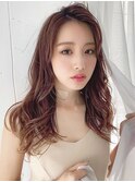 Chika 大人可愛い韓国ヘア×2wayバング×シナモンベージュ