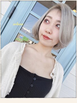 ソルナ(soluna) ☆パールホワイトボブ☆