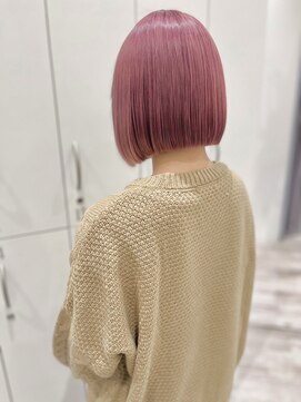 アース コアフュールボーテ 新潟青山店(EARTH coiffure beaute) ピンクラベンダーダブルカラーケアブリーチアドミオ艶