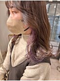 インナーカラー★ピンクパープル