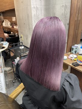 ラフ(LAFF) #黒髪#ボブルフ#ネビージュ#小顔#ワンレン