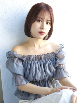 バース(BIRTH) 天神【BIRTH】ピンクベージュ×マチルダボブ×内巻きボブ 6