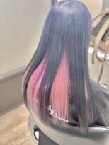 エイト 北千住店(EIGHT)&nbsp;ネイビーブルー×ベビーピンク