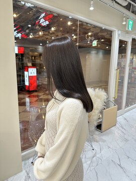 シェノン サントル(CHAINON CENTRE) 前髪/マチルダボブ/ピンクベージュ/インナーグレージュ