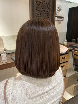 ヘアリゾート粋 ティガ 池袋店(tiga) ツヤサラ縮毛矯正