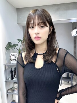 ヴェイン 渋谷(vain) ★サイドバングうる艶髪くびれヘアナチュラルカール#355d1003