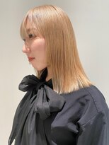 コト 福井大和田店(coto) 福井　大和田　ダブルカラー　ブロンド　ベージュカラー　艶髪