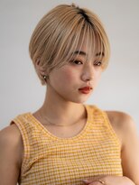 ベンジー 中目黒店(benji)&nbsp;骨格カット×シルキーベージュショート 1