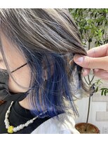 ティエル(TieLu)&nbsp;大人気スタイルインナーカラー×塩基性mix ×イヤリングカラー