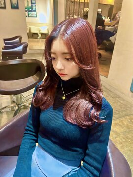 アルーシェ 新宿店(Alushe) ボルドー×髪質改善