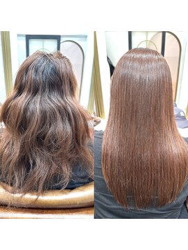 ザトエル 栄(THE TOEL) 広がる癖毛に髪質改善ストレート