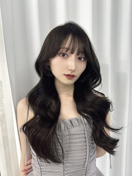 ハピネス 梅田茶屋町店(HAPPINESS) ロングレイヤー/韓国ヘア/髪質改善/顔まわり/ブリーチなし