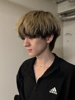 ノラ シブヤ(NORA)&nbsp;【永田】メンズミディアムxアンブレラカラー×ダウンパーマ