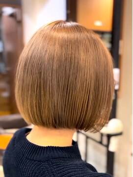 ステラ ヘア モード(Stella hair mode) 丸みベージュボブ