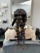 ファースト 祇園本店(first) 【ヘアセットサロンfirst】ツインポニー♪