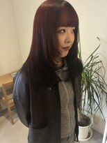 ヘアデザイン ジル(Jill)&nbsp;顔周りレイヤー/ブロックカラー