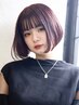 フルカラー+トリートメントorマイクロバブルスパ￥8980#ダブルカラー#ミニボブ