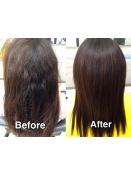 メイクスカトレア独自の薬剤調合による「リメイクメント縮毛矯正」。髪のお悩みを解消し髪質改善を叶える☆