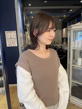 コワファースト 大分(COIFF1RST) 外はねミディアムボブstyle