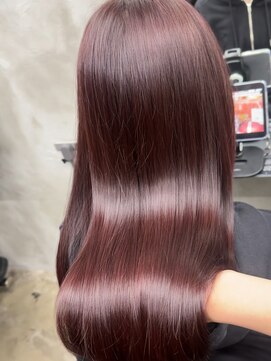 エッセンザ 梅田(ESSENZA) レッドブラウンカラー