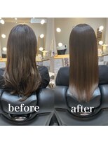 ツヤと髪 クリム(crim)&nbsp;髪質改善ヘアエステ　ロング　30代、40代、20代