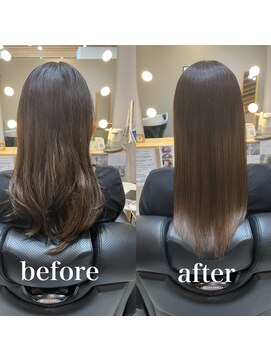 ツヤと髪 クリム(crim) 髪質改善ヘアエステ　ロング　30代、40代、20代