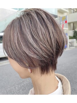 美容室 スタイルエキシティ(STYLE EKI CITY) くびれショート/ハイライト/ラベンダーベージュ