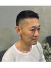 【メンズ人気NO.３】メンズカット＋頭皮ケアヘッドスパ(10分)　￥6050→￥5500