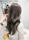 【関日葉里】トレンドアッシュベージュ