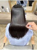 20代、30代、40代、髪質改善、美髪矯正で艶感ストレート
