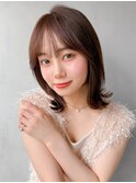 20代30代40代◎結べるボブシースルーバングサイドバング美髪