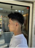 #サーフカール#スパイキーショート#ブルーブラック#船橋