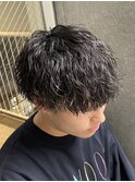 ハイライト/マッシュパーマ/ウルフ/アッシュブラック/八王子駅