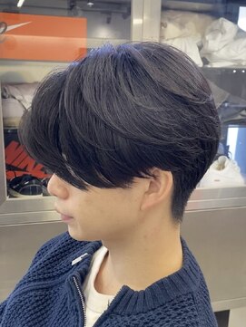 フィフス 大分(fifth) 大分毛流れニュアンスパーマメンズカットセンターパート10代