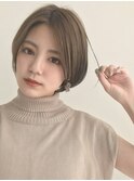 ♪前下がりショートボブハンサムショートカット上手い錦糸町ケア