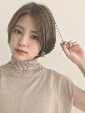 ♪前下がりショートボブハンサムショートカット上手い錦糸町ケア