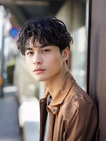 プラス ファースト ヘア(Plus 1st)&nbsp;波巻きウェーブ×メンズショート