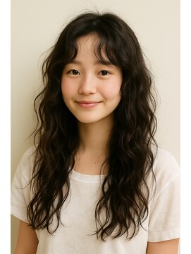 ジュノヘアージャパン 表参道(JUNO HAIR JAPAN) 韓国ヘア/ダークアッシュ/ミディアムレイヤーカット/韓国パーマ