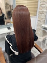 フィックスヘアー 梅田店(FIX-hair) オーキッドブラウンストレートヘア