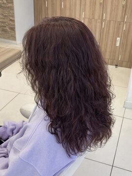 アッシュ 鶴ヶ峰1号店(Ash) ラベンダーグレージュ×パーマ【鶴ヶ峰/横浜】