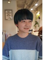 メグリ(meguri)&nbsp;ネイビーカラー　マッシュショート