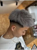 シルバー×スキンフェード
