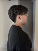 毛流れパーマ