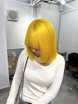 ルトワプラス(Lutowa plus)&nbsp;個性派イエロー×レイヤーボブ
