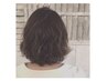 カット+ダメージレスパーマ+選べるTR(炭酸orケラチン)￥9380 ロング料金あり