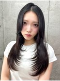 韓国顔周り/ハイレイヤーカット/ワンホンレイヤー/立川