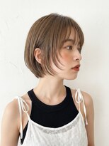 カバーヘア アカデミー 北浦和西口店(COVER HAIR ACADEMY)&nbsp;夏カラーブリーチなしコンパクトショートボブレイヤーp北浦和